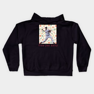 free joe kelly flower Kids Hoodie